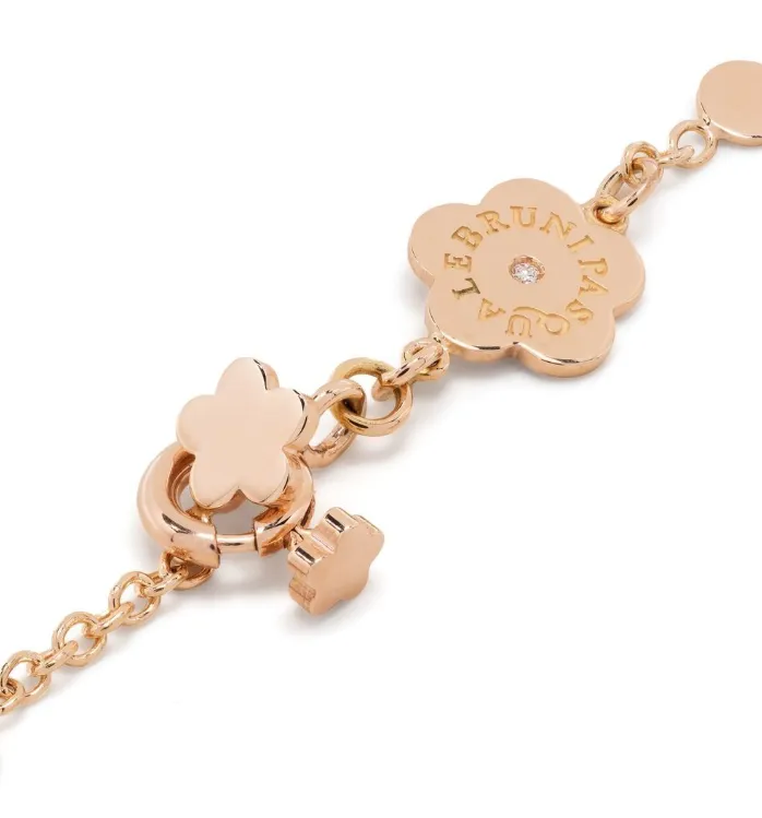 18kt rose gold Bon Ton topaz and diamond bracelet