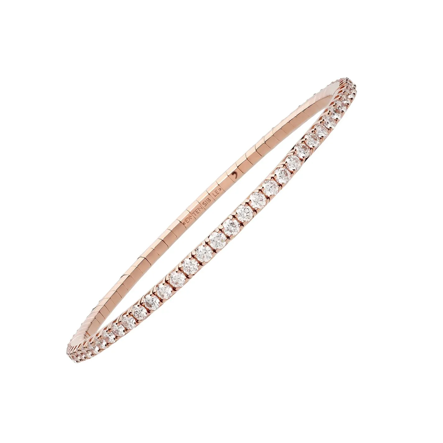 3.35CT Diamond Stretch Tennis Bracelet