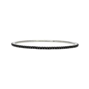 3.90CT Black Diamond Stretch Tennis Bracelet