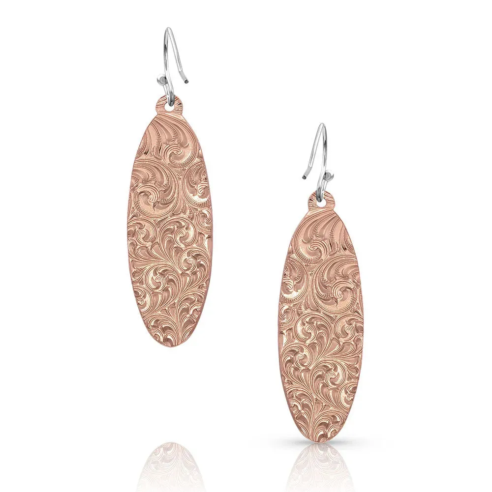 A Bit of Sunlit Mountain Glacier Turquoise Earrings