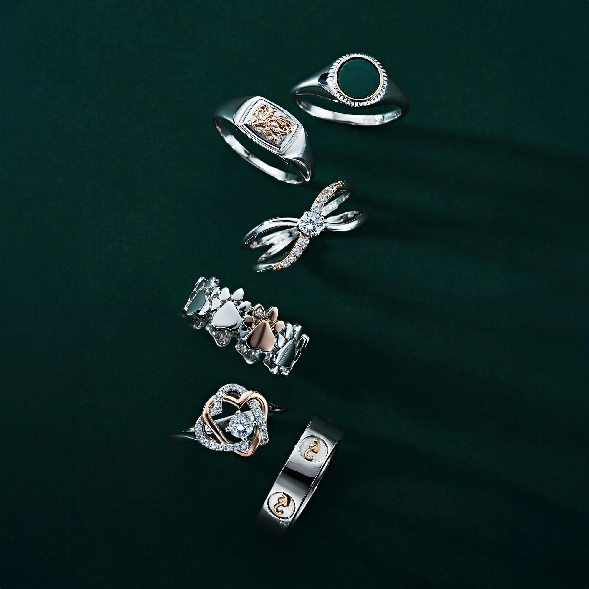 Always in My Heart Silver Ring