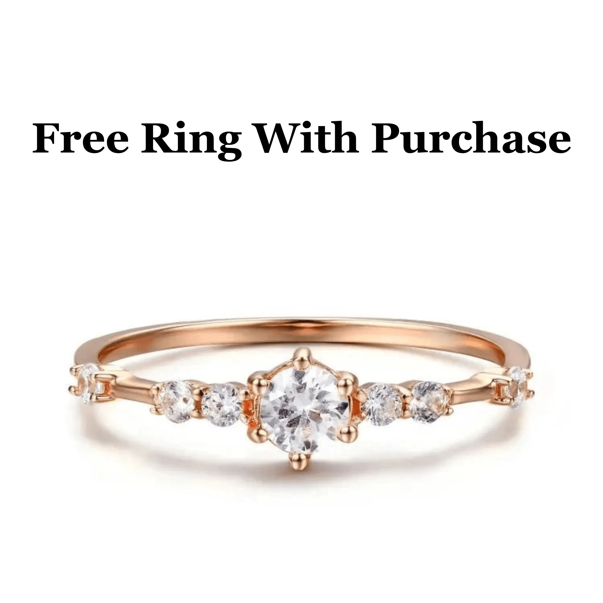 Amethyst Square Split Band Fashion Ring
