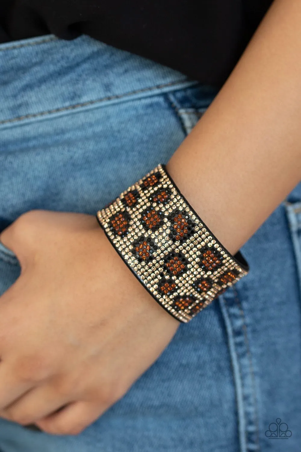 Cheetah Couture - Brown Bracelet