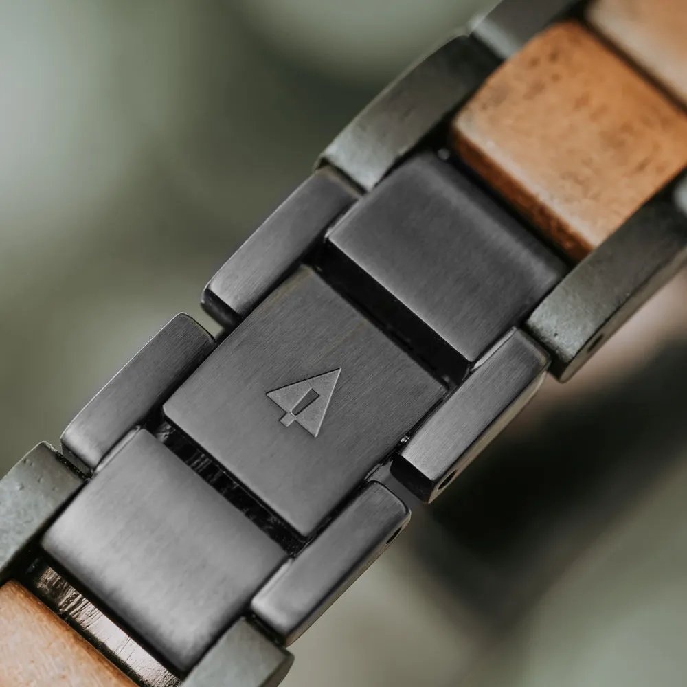 Classic Ebony Walnut Engravable Bracelet