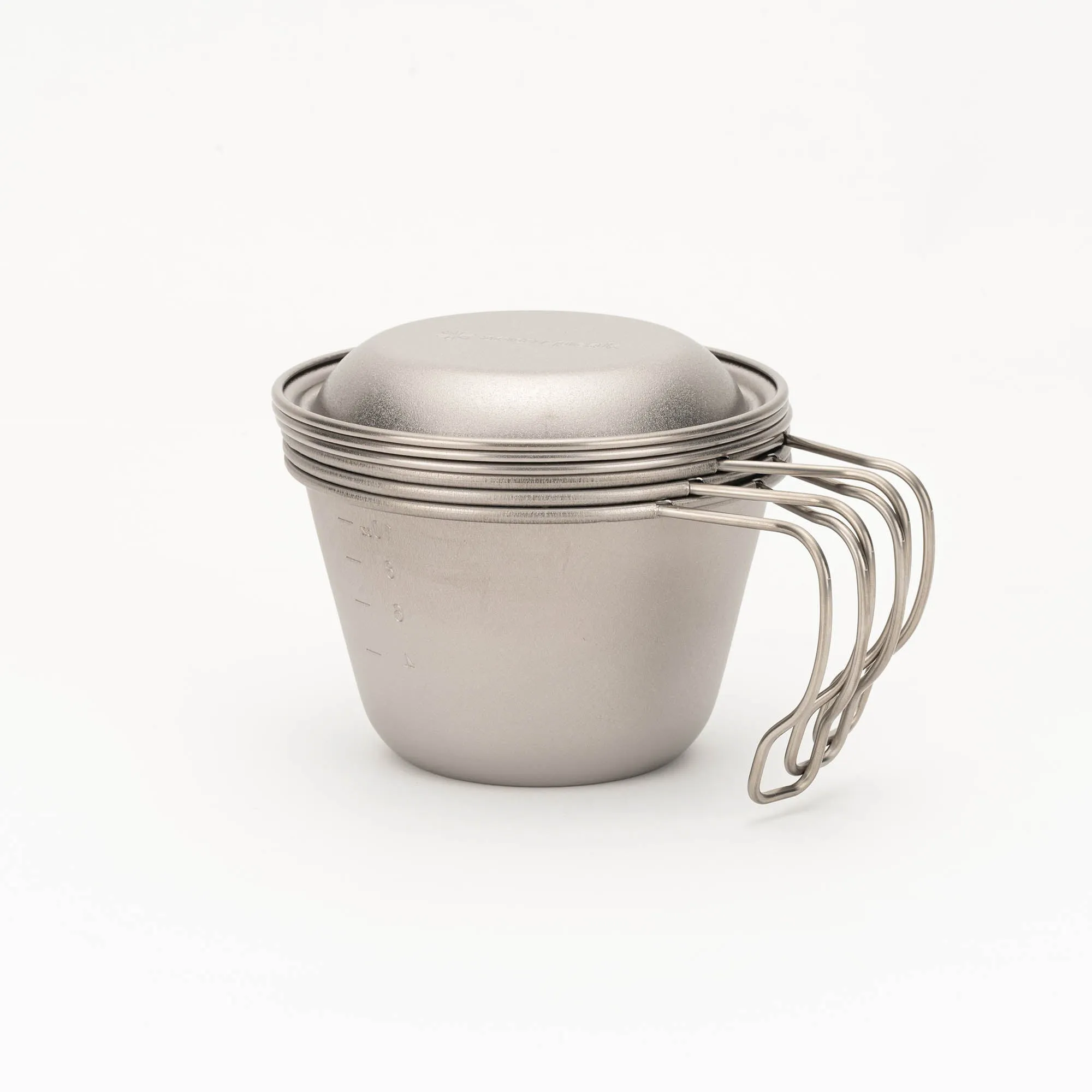 Deep Titanium Backpacker's Cup with Lid