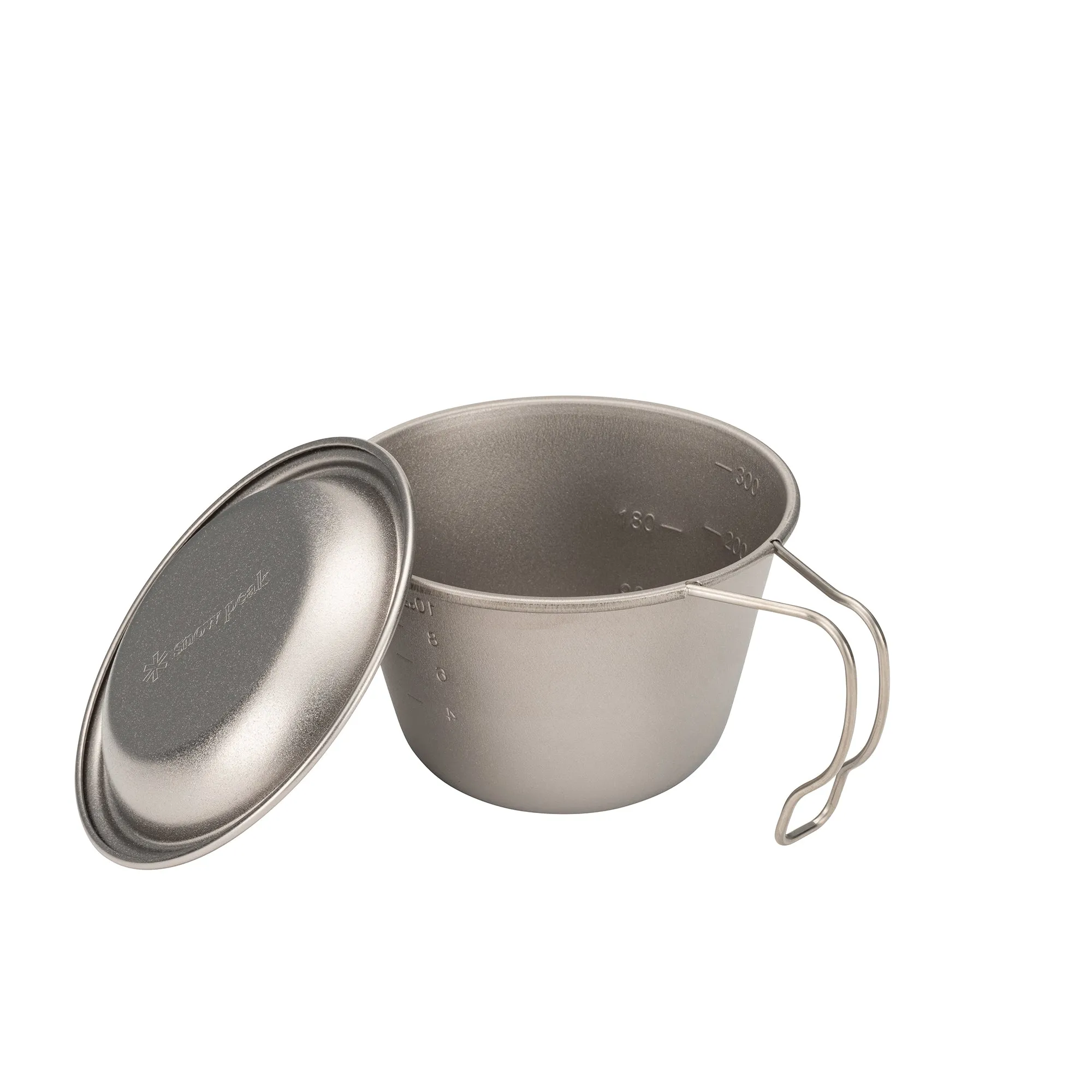 Deep Titanium Backpacker's Cup with Lid