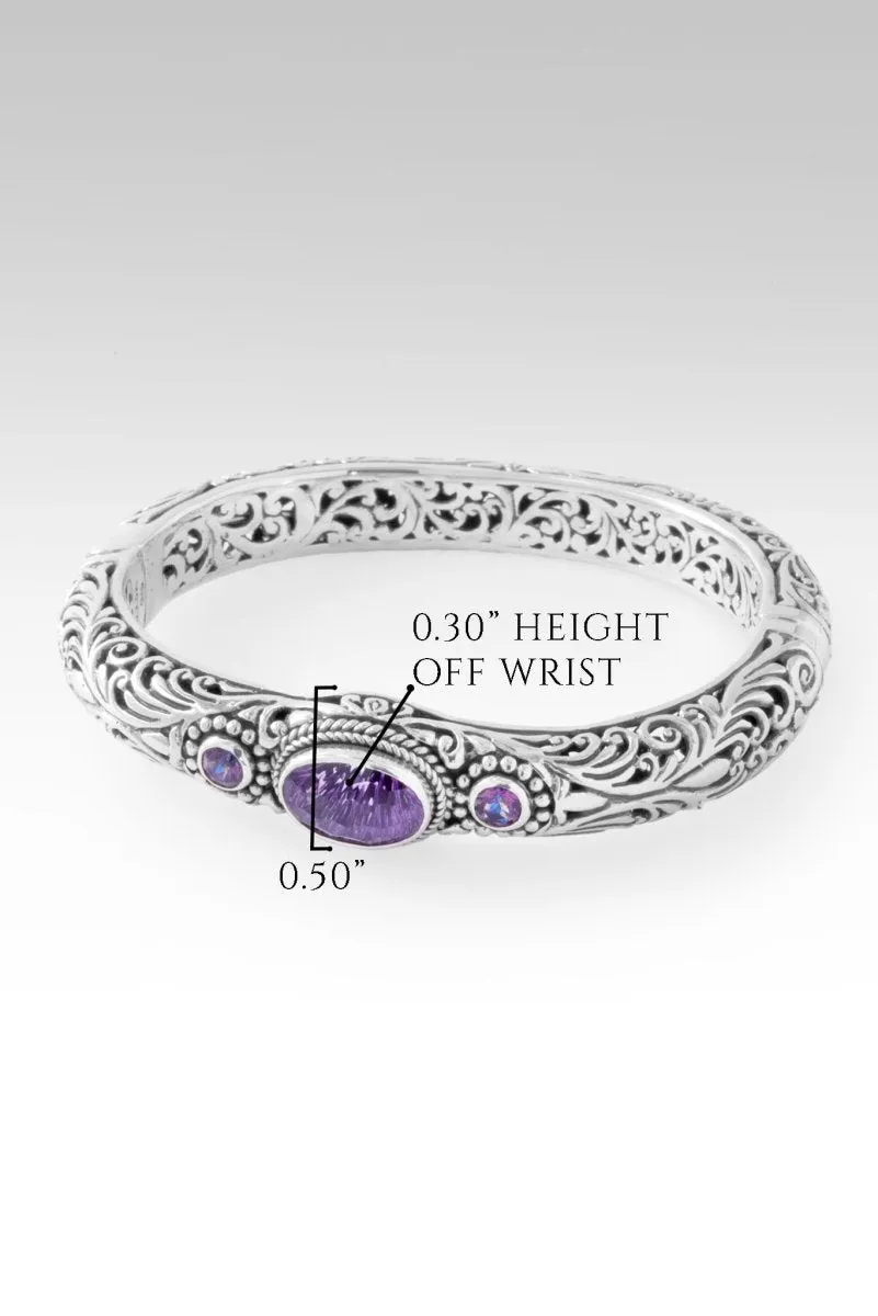 Everything I Need Bangle™ in Amethyst