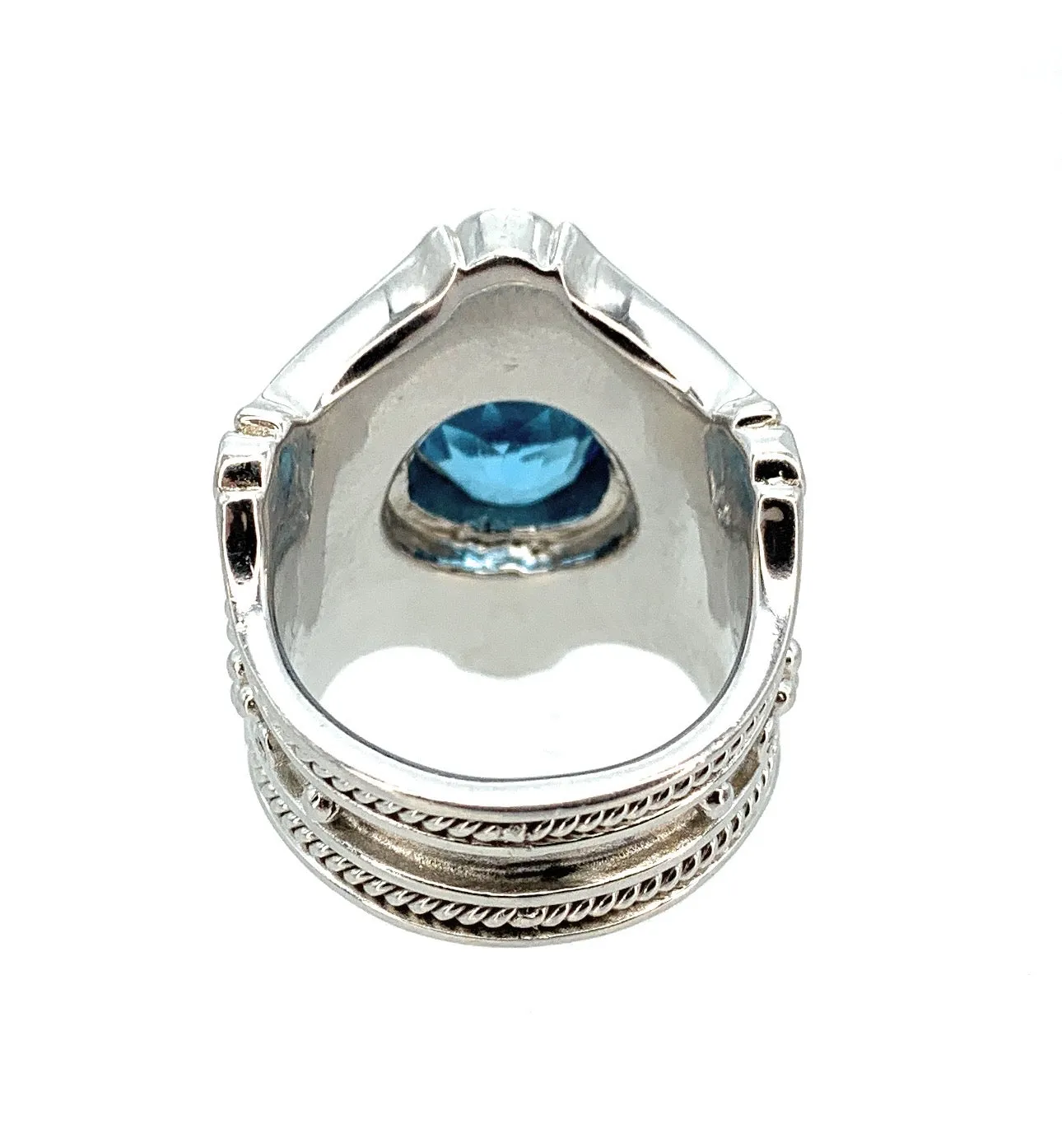 Fred Mak 18K YG, Sterling Silver, & Gemstone Cuff Bracelet & 2 Ring Jewelry Set