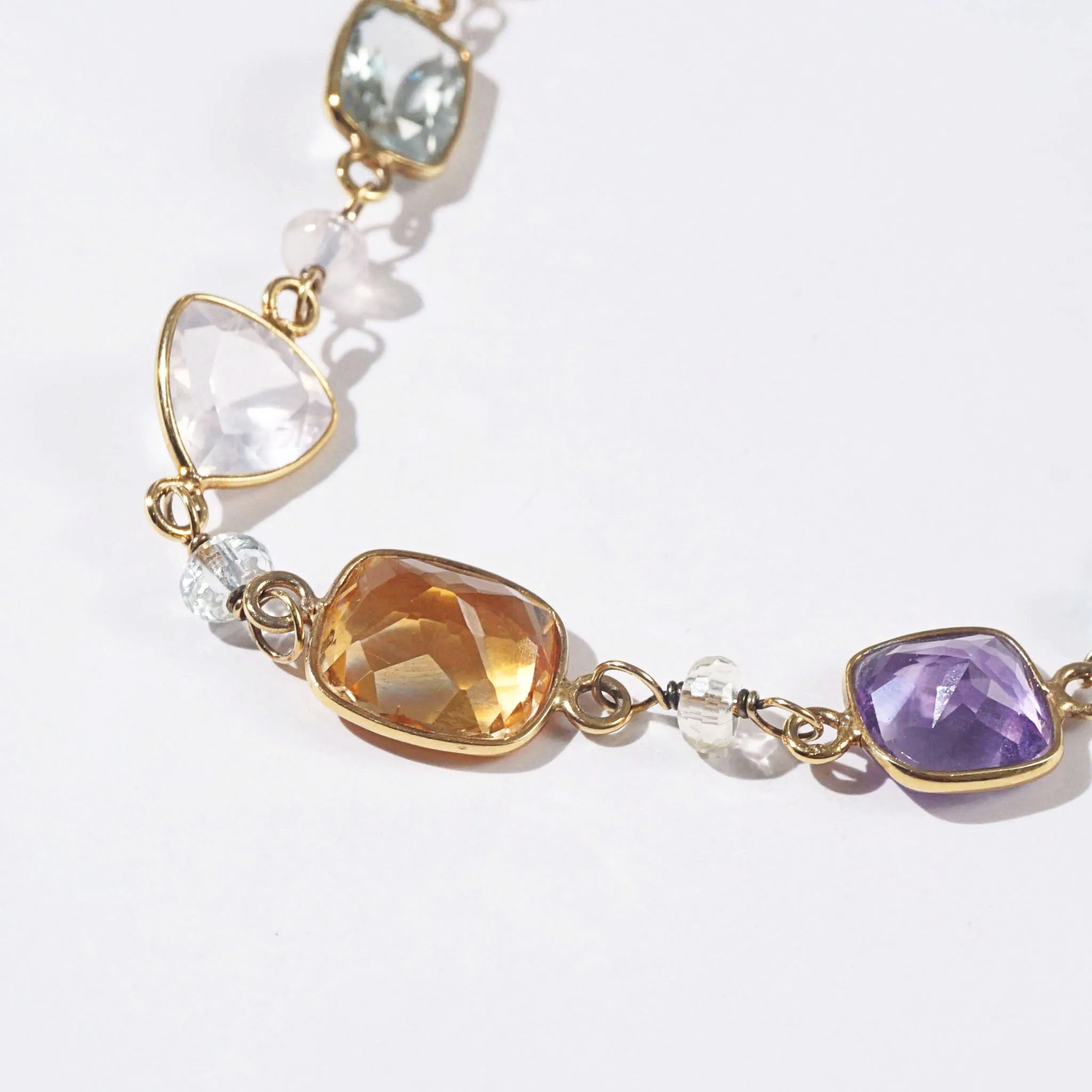 Gem-Grade Amethyst, Blue Topaz, Citrine, Blue Topaz, Rose Quartz, Lemon Quartz, Prasiolite