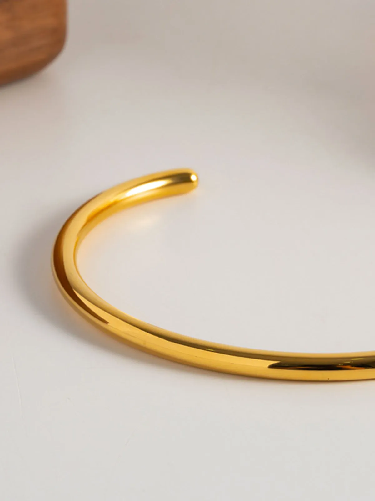 Golden Open Bracelet