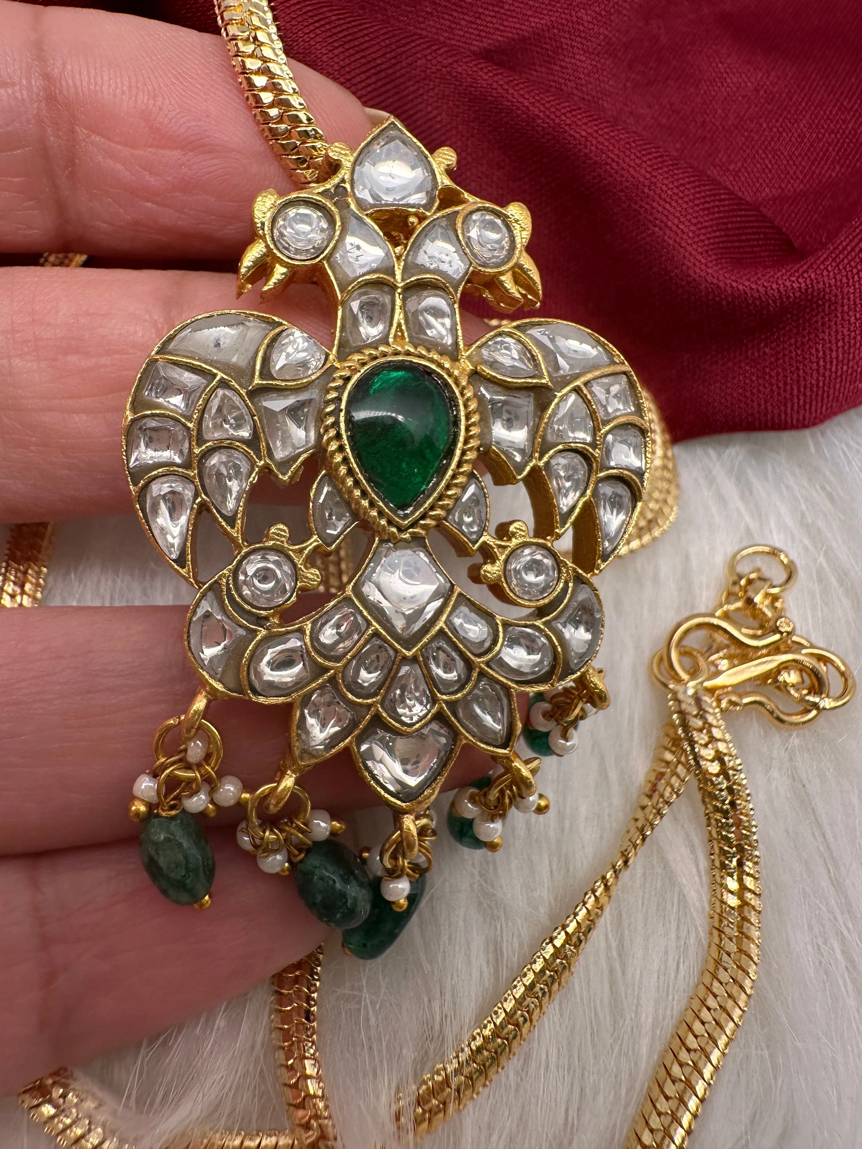 Jadau Kundan Pendent Necklace
