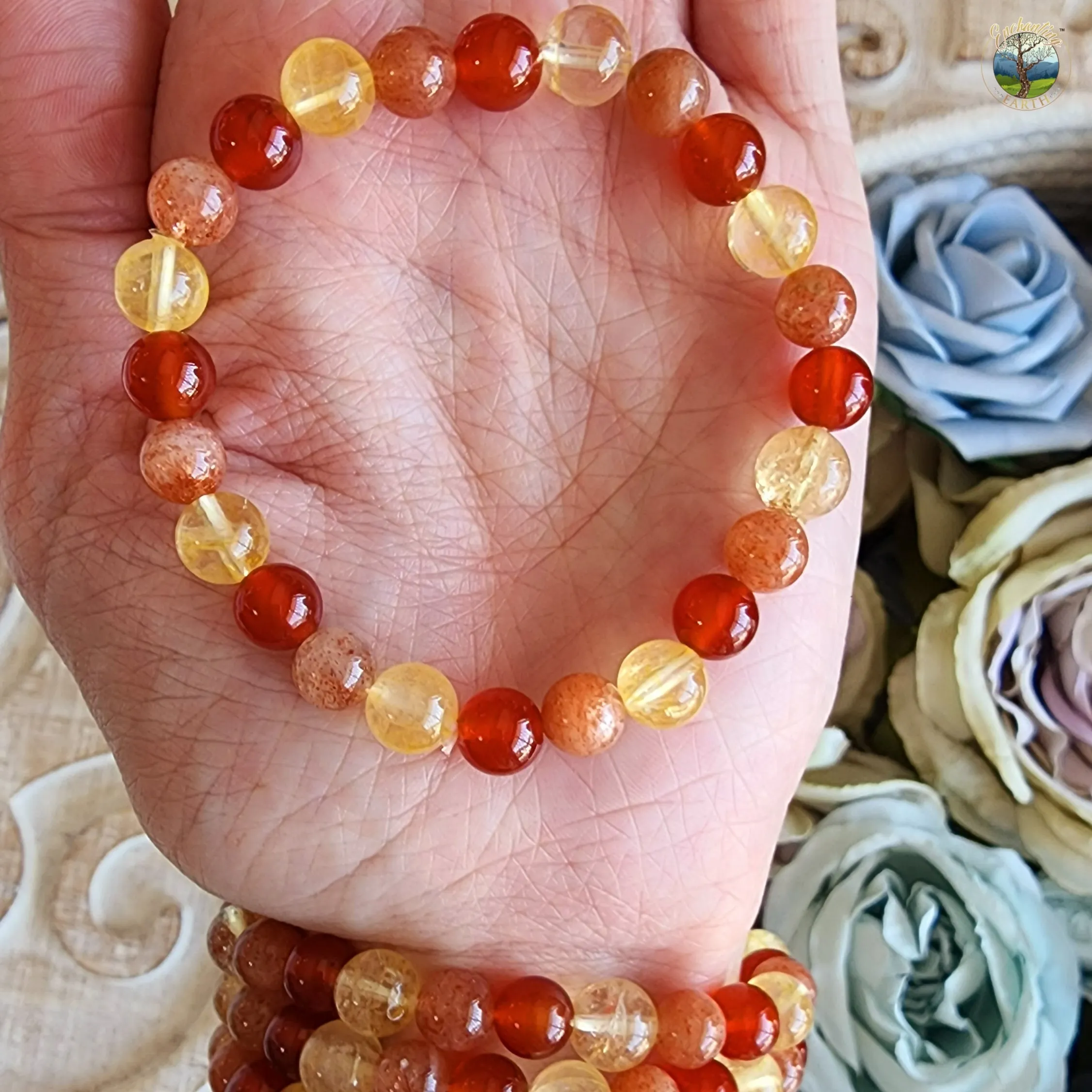 Litha Summer Solstice Bracelet (AAA Grade) for Joy, Magic and Power