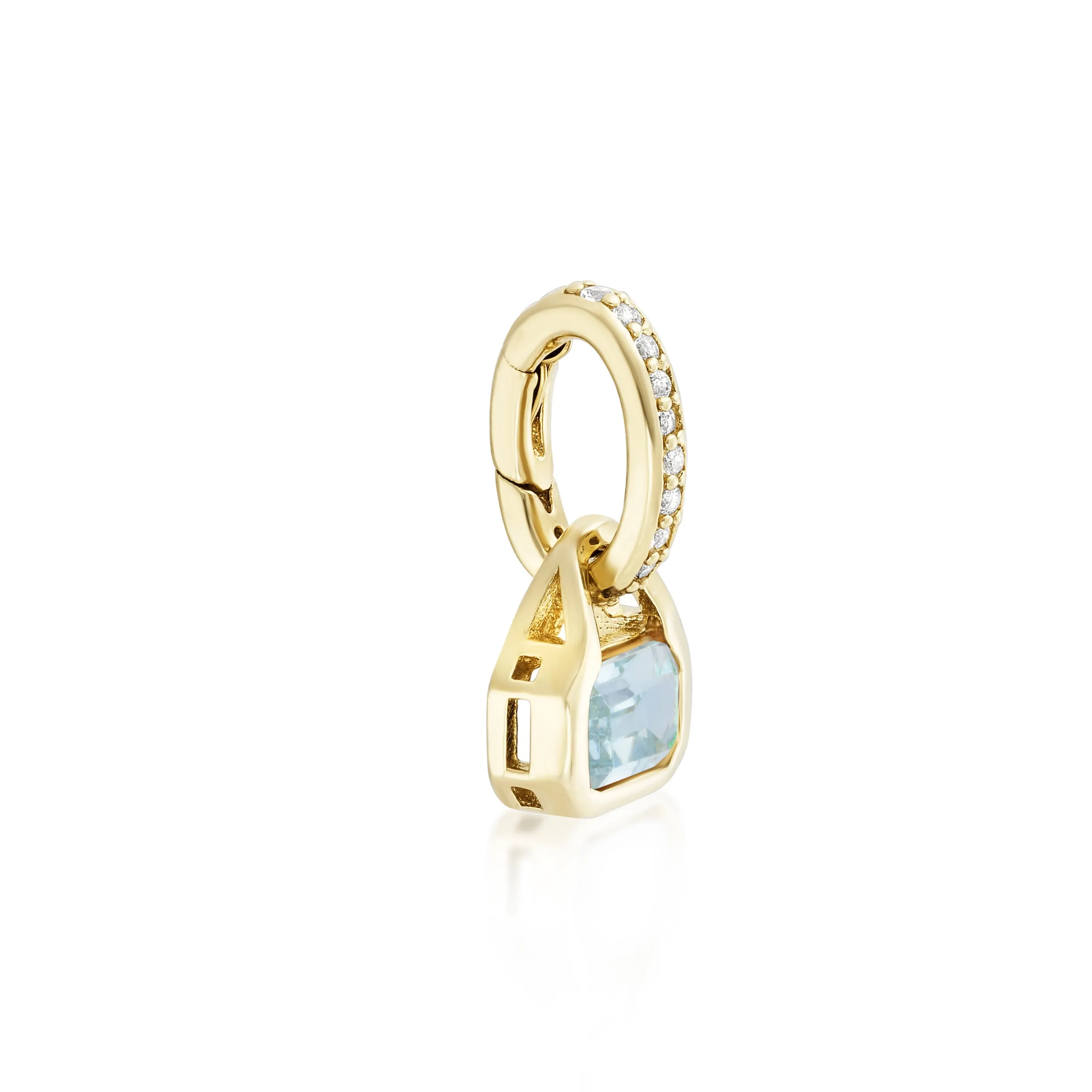 March: Blue Topaz Charm