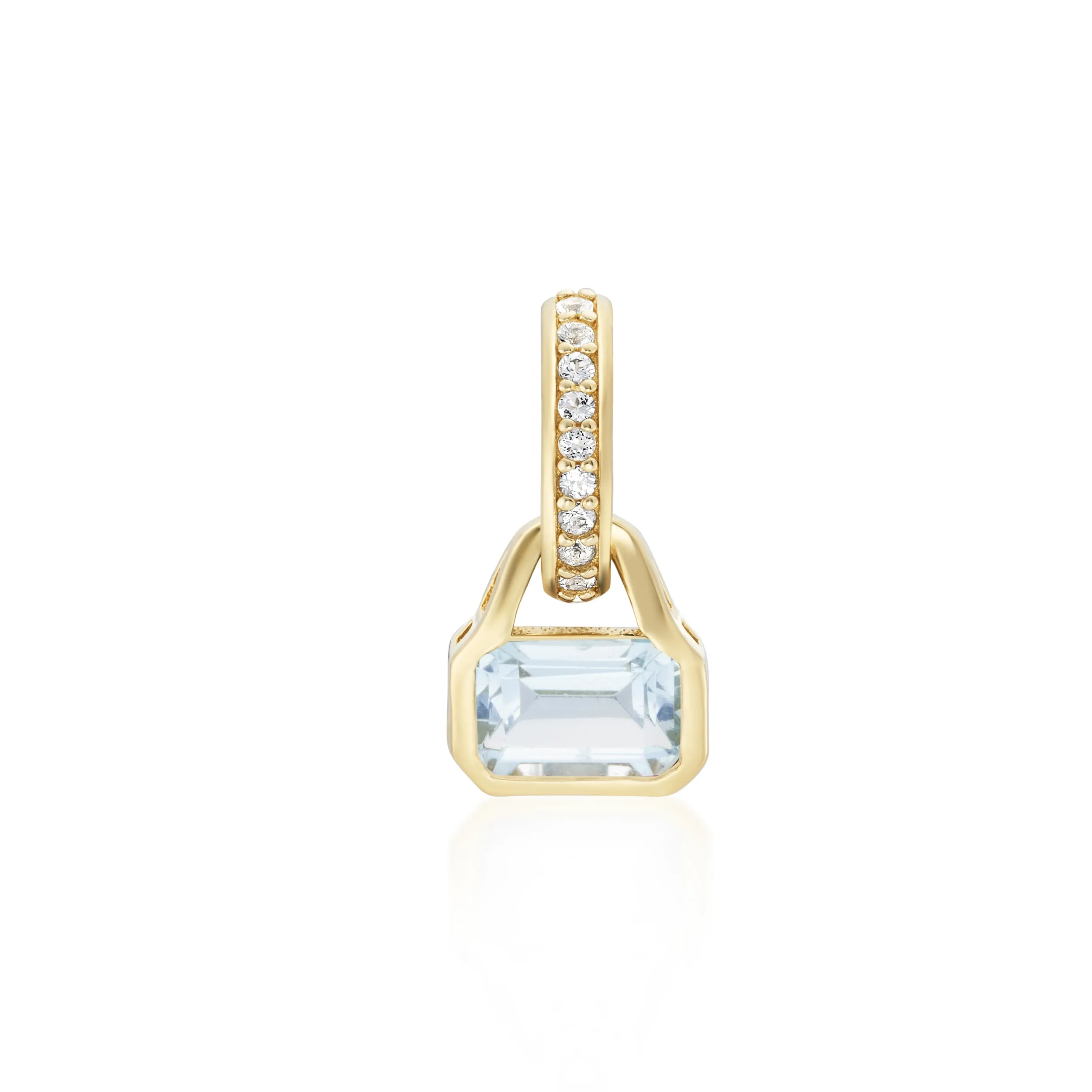 March: Blue Topaz Charm
