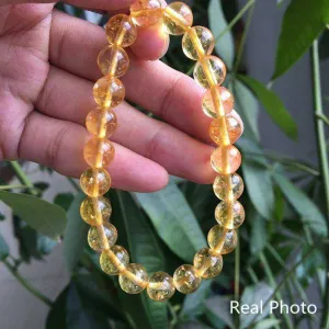 Natural Citrine Crystal Bracelet