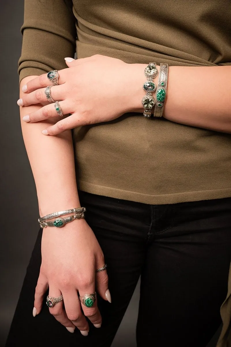 Sing for Joy Bracelet™ in Chrome Chameleon™ Mystic Quartz