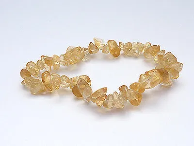 Single Strand Chip Bracelet - Citrine