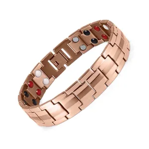 Stainless Steel Rose Gold Magnetic Bracelet