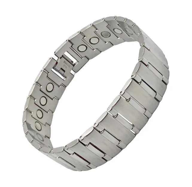 Stainless Steel Wide Magnetic Bracelet